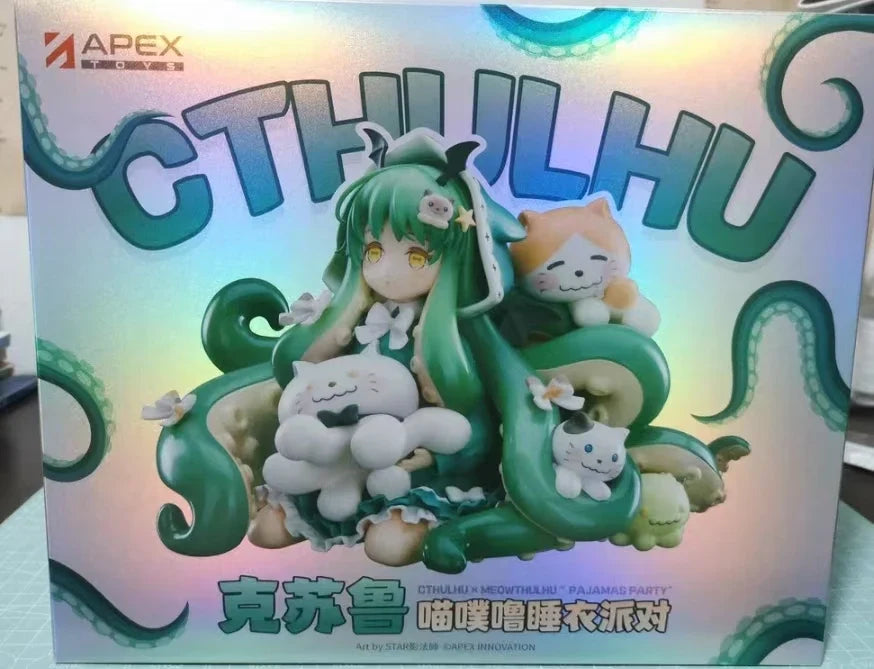 In Stock APEX Cthulhu MEOWThulhu Pajamas Party original painting Action Figures Model Toy Collectible Model Brand and new