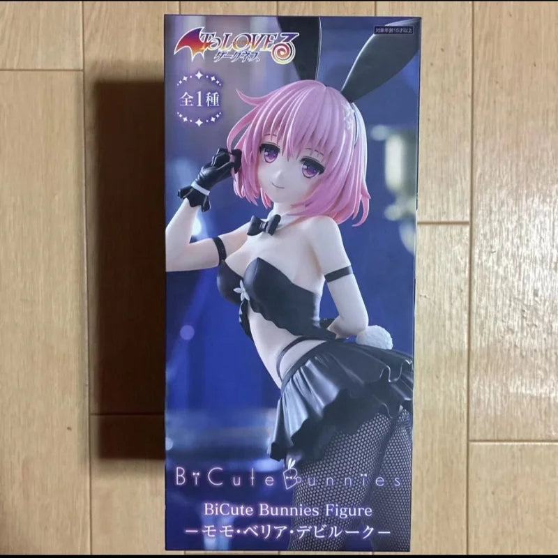 [Genuine Original] Furyu To Love-Ru Darkness Bicute Bunnies Figure Momo Belia Deviluke In Stock PVC Anime Figure Model Toys Gift