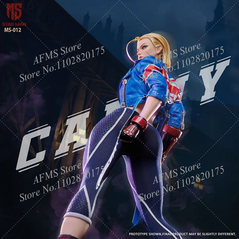 STARMAN MS-012 1/6 Scale Collectible Figure Female Agent Cammy Blue Bee Assassin 12Inch Women Soldier Action Figure Model ﻿