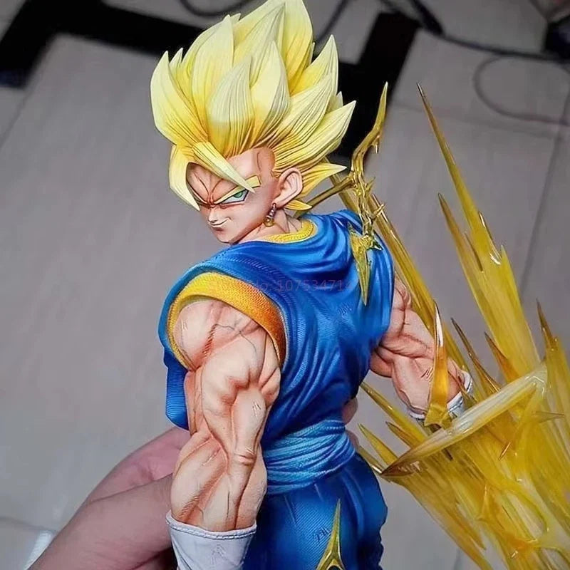 Vegetto Figure Dragon Ball Anime Figures 3 heads PVC Statue Collectible Model Desk Decoration Custom Toys Birthday Gifts