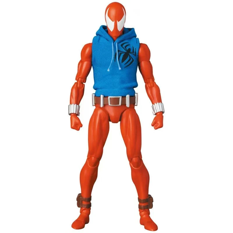 CT KO Mafex 186 Scarlet Spider Man Action Figures Mafex 190 Spider Man Movable Statues Model Doll Collectible Ornaments Gift