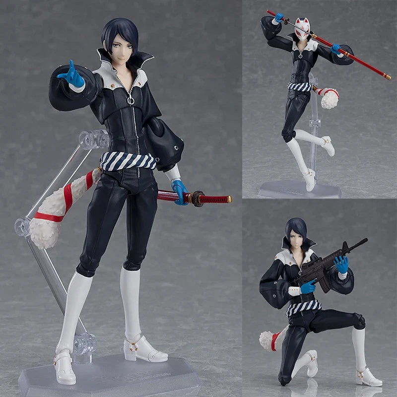 Max Factory Original Figma Series Persona 5 Rain Palace Lotus Wise Leaf Anime Mobile Model Handmade Accessories Toy Gifts