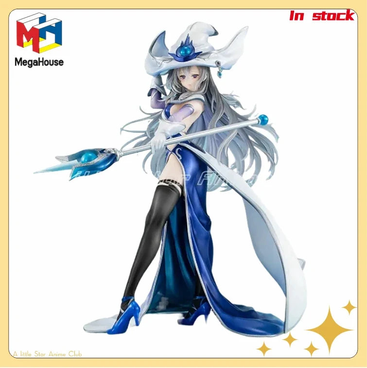 In Stock MegaHouse A.W.M Yu-Gi-Oh! Duel Monsters Silent Magician Anime Figure Model Toys Ornaments