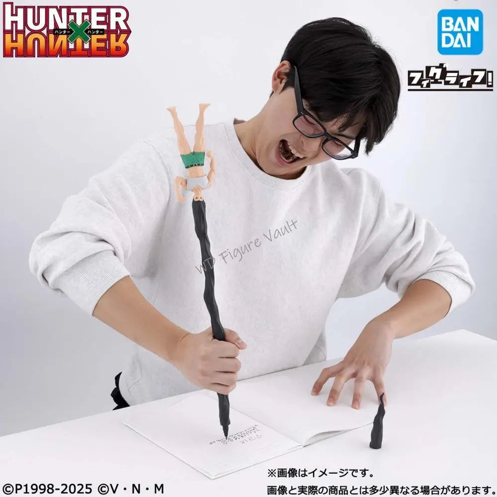 In stock Bandai HUNTER HUNTER Figlife! Gon - Aritake no Pen Figure 60CM ballpoint pen Highly Detailed Collectible Model Toy Gift