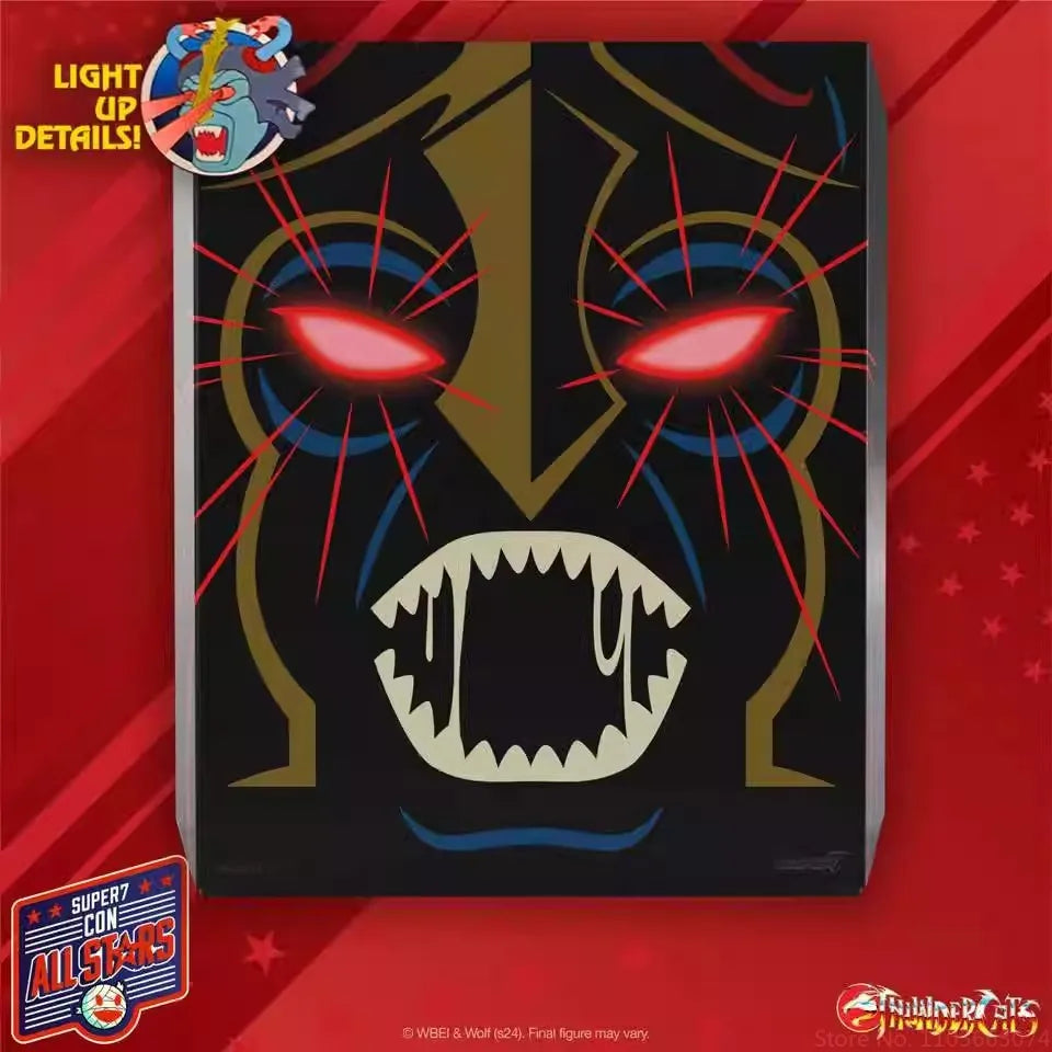 Super7 Sdcc 2024 Thundercats Mumm-Ra Light-Up Eyes Edition Poseable Figure