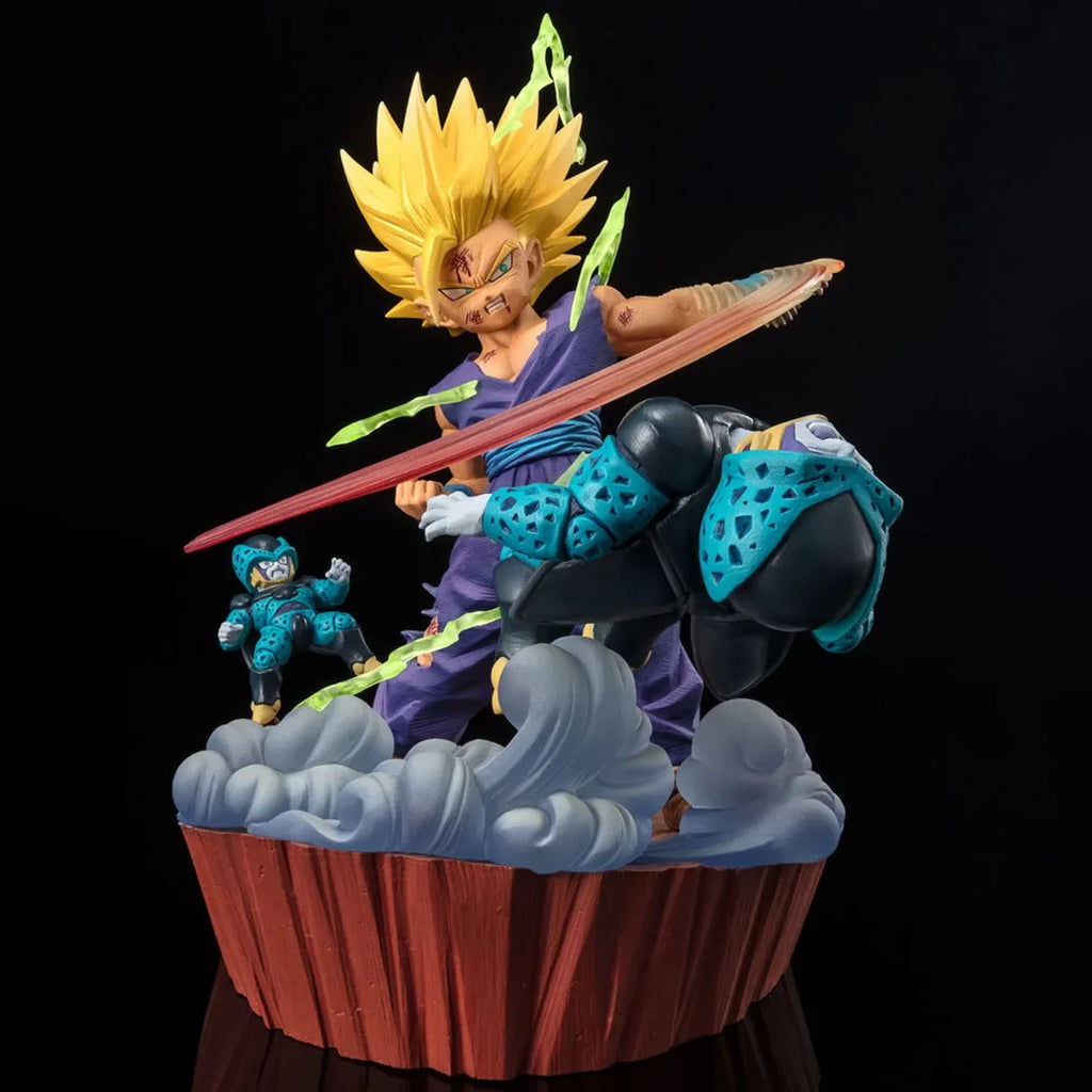 100% Original in Stock Bandai Spirits  Figuarts ZERO Dragon Ball Z Son Gohan SSJ2 Cell Jr. Anger Exploding Into Power!!