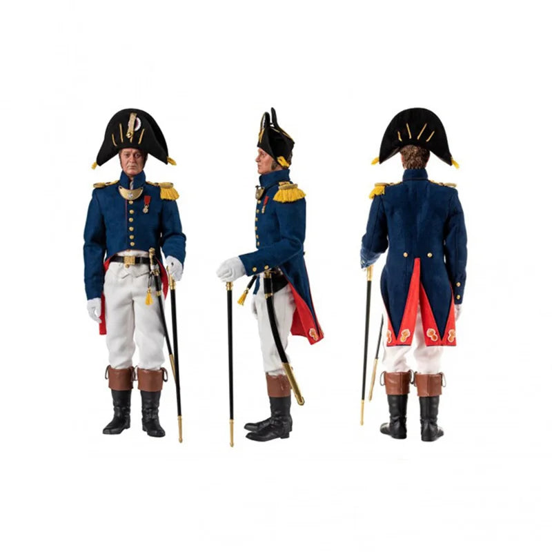 Brownart Ba-0007 1/6 Male Soldier Napoleonic Praetorian Guard Lieutenant Blue Uniform Soldiers Full Set 12'' Action Figure Body