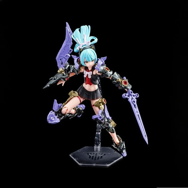 Kotobukiya Original MEGAMI DEVICE Series《Knight：Jet-Black Claw》Action Figure Assembly Model Toys Collectible Model Ornaments