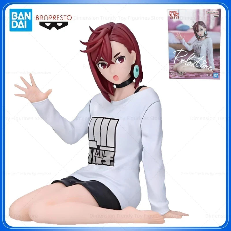 Bandai In Stock Banpresto Original Relax time Anime Dan Da Dan Ayase Momo Action Figure Model Toys Collectible Gift DT