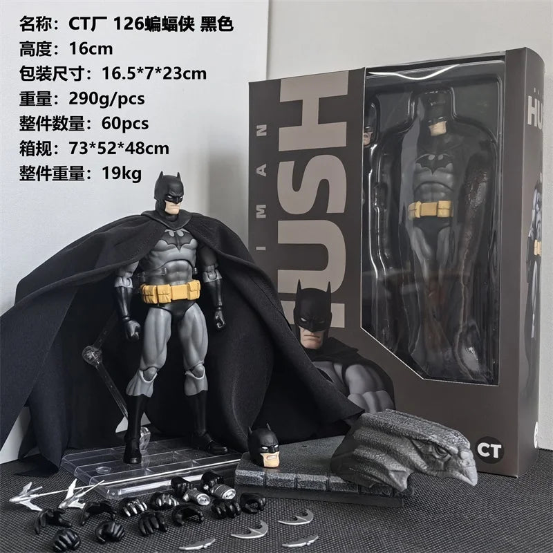 Mafex126 Comic Edition Silent Batman Black CT Factory Domestic Production KO Justice League DC Action Figure Model Figurine