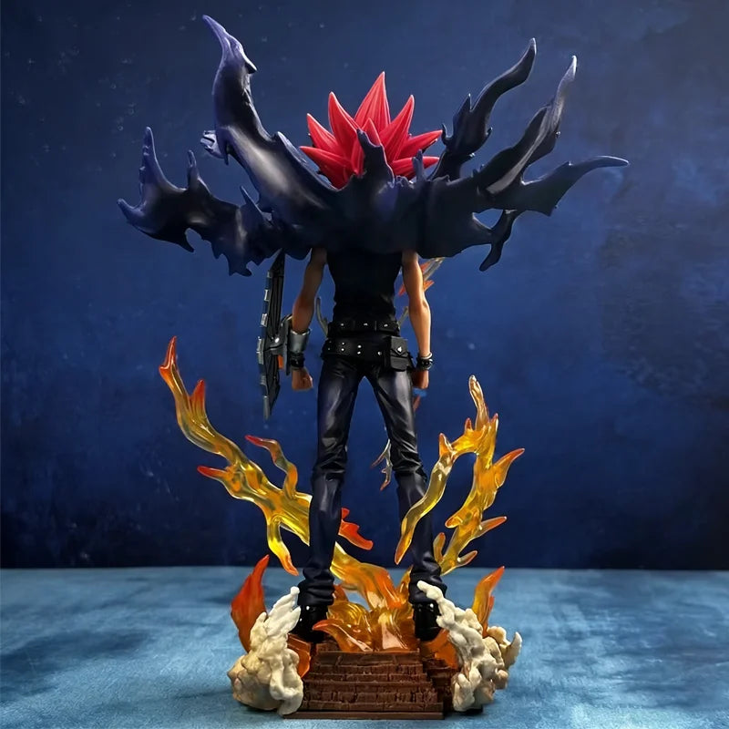 Anime Anime Figure - 28cm Pvc Collectible Model Statues - Yugi Muto Dual-Headed Duel Monster Decoration For Christmas Gifts