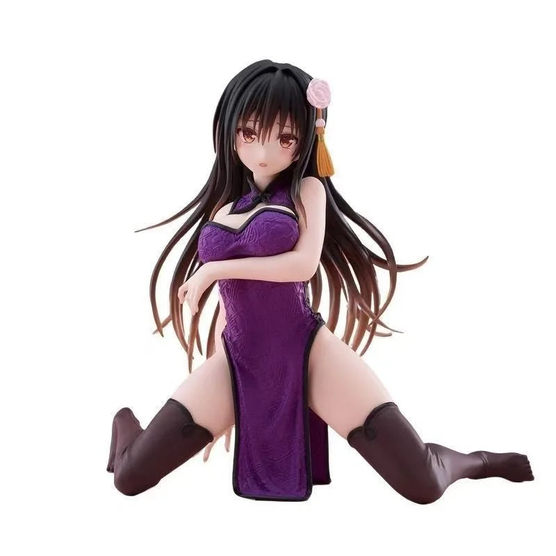 In Stock Taito Original Genuine To Love-Ru Darkness Desktop Cute Figure Kotegawa Yui Chinese Dress Ver. 13cm Model Toy Figures