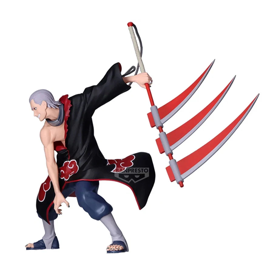 Banpresto Anime Naruto Shippuden Figurines Vibration Stars Hidan PVC Action Figures 140mm Figurals Collection Model Toys