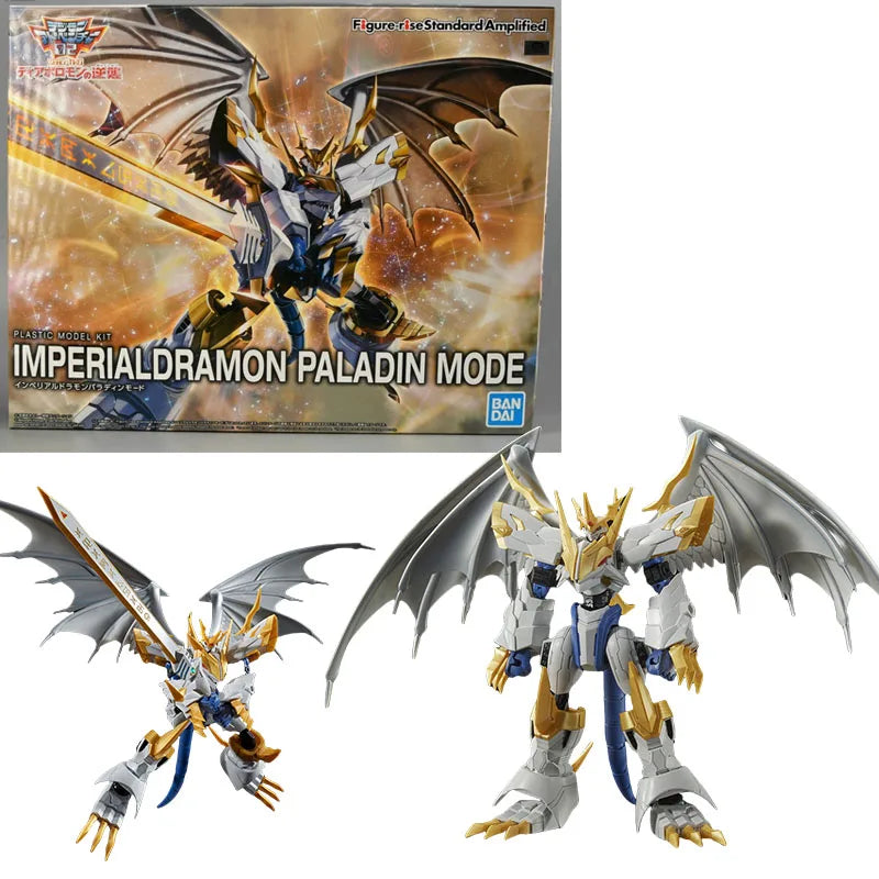 Bandai Genuine FRS Digimon Adventure Metal Garurumon War Greymon Omegamon X-Antibody Anime Action Figure Assembly Model Toy Gift