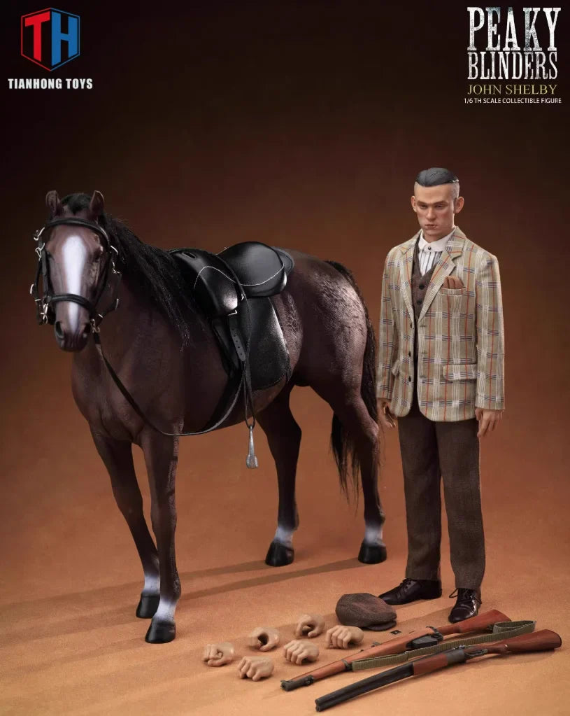 1/6 THTOYS THA002 Peaky Blinders John Shelby Zivilist Actionfigur Hochdetaillierte Sammlerfigur Bewegliche Puppe Filmprodukte