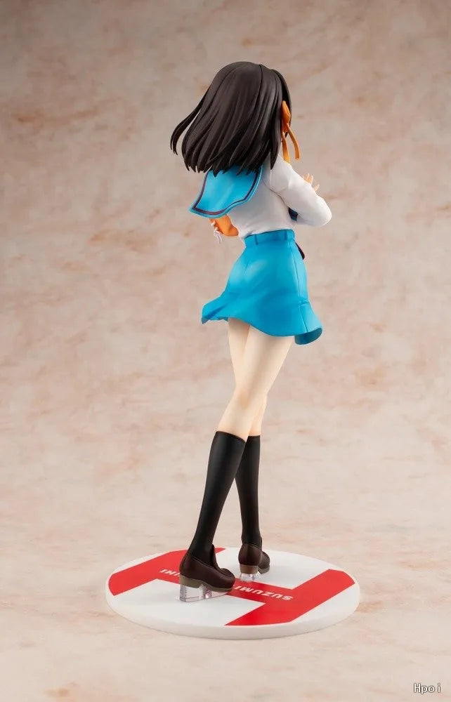 In Stock Original KADOKAWA The Melancholy of Haruhi Suzumiya 1/7 23cm Figure Toys Ornaments Cute