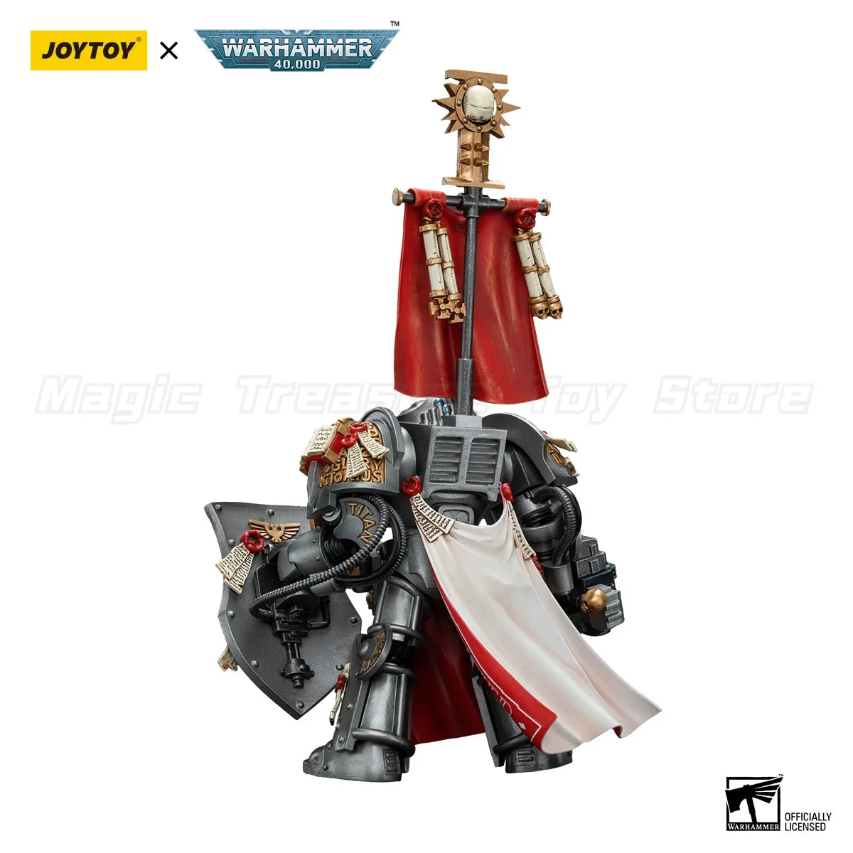 【In Stock】JOYTOY Warhammer 40K Grey Knights Kaldor Draigo Model Toys 1/18 Action Figure