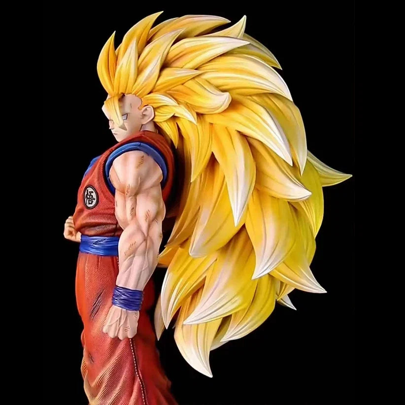 JT Statue 54cm/21.26inch Dragon Ball Z Son Goku Ssj3 Figure Super Saiyan 3 Goku Pvc Action Figures Collection Model Toys Gifts