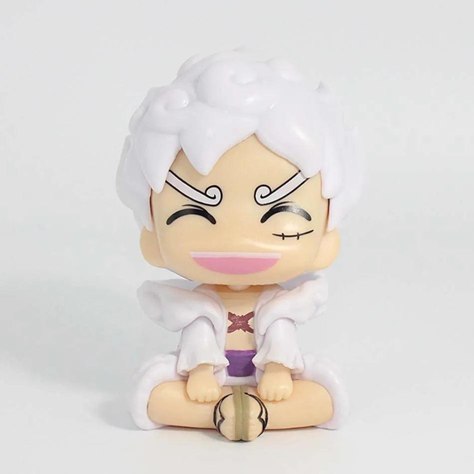 Hot ONE PIECE Anime Figure Look Up Gear 5 Monkey D. Luffy Action Figure Q Version Luffy Figurine PVC Collection Model Doll Toy