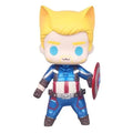 Captain America Winter Soldier Spiderman Q Edition Figure Handmade Desktop Ornament Creative Car Decor Marvel Office Collectible