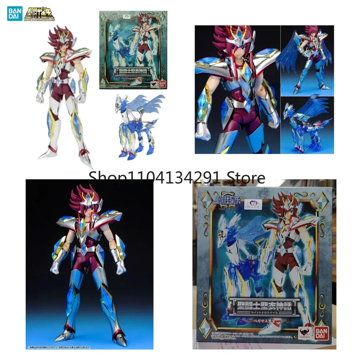 Original Stock Bandai Saint Seiya Cloth Myth Seiya Omega New Bronze Cloth Pegasus Koga Action Figure Birthday Gift