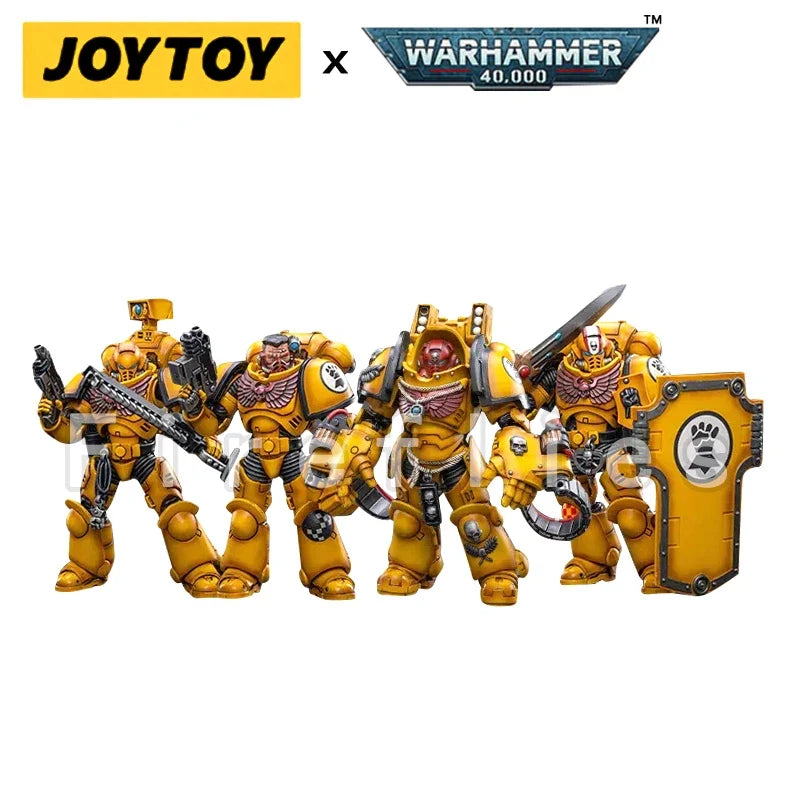 1/18 JOYTOY Action Figure (4PCS/SET) 40K Fists Intercessors Anime Collection Model Toy