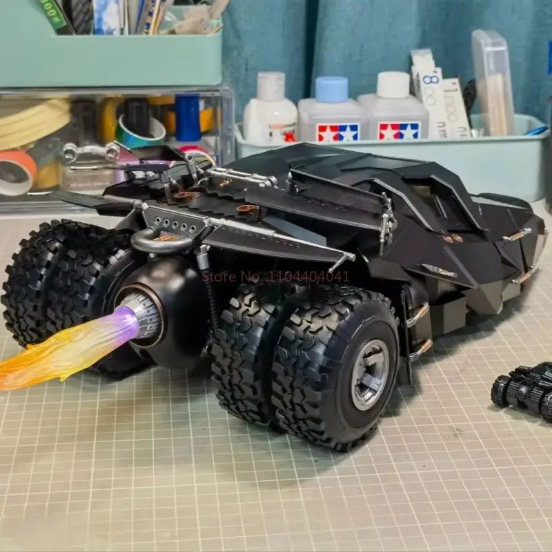 Modoking 1/12 The Dark Knight Batman The Tumbler & The Batpod Assembling Movable Model Toy Gifts