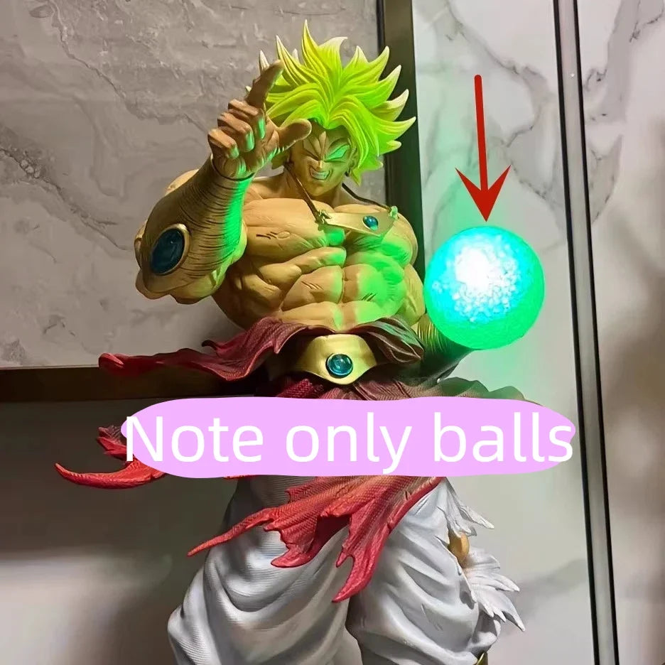 50CM  Dragon Ball Breaking Circle Broly Figure JT Statue Brother Super Saiyan GK Statue Model Ornament Boy Gift