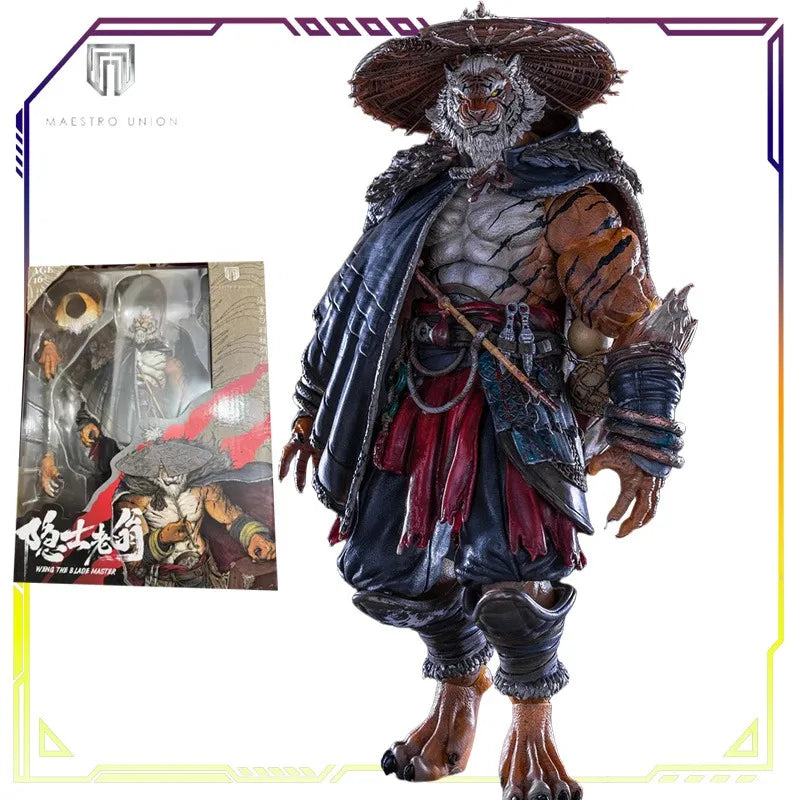 Spot Supply Maestro Union Original Fury Planet Series Tiger Hermit Old Man Anime Action Figure Model Toys Model Gifts for Boys