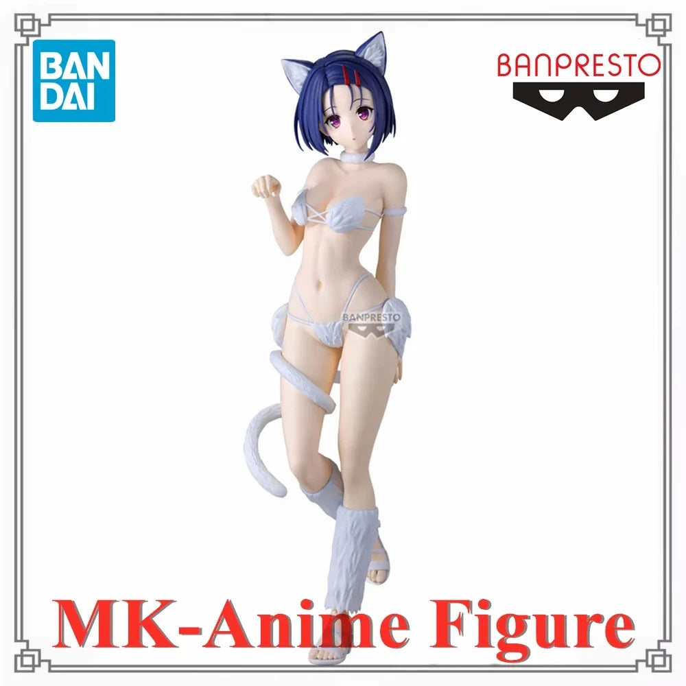 Original BANDAI Banpresto Glitter & Glamours Haruna Sairenji To Love-Ru Anime Action Figures  Model Toy Figurine PVC Toys