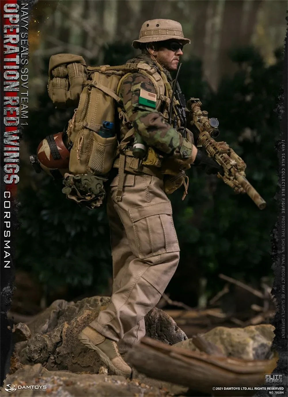 1/6 DAMTOYS DAM 78084 Navy Seals SDV Team 1 Operation Khaki Militärhose Hut für 12 Zoll große männliche Actionfiguren