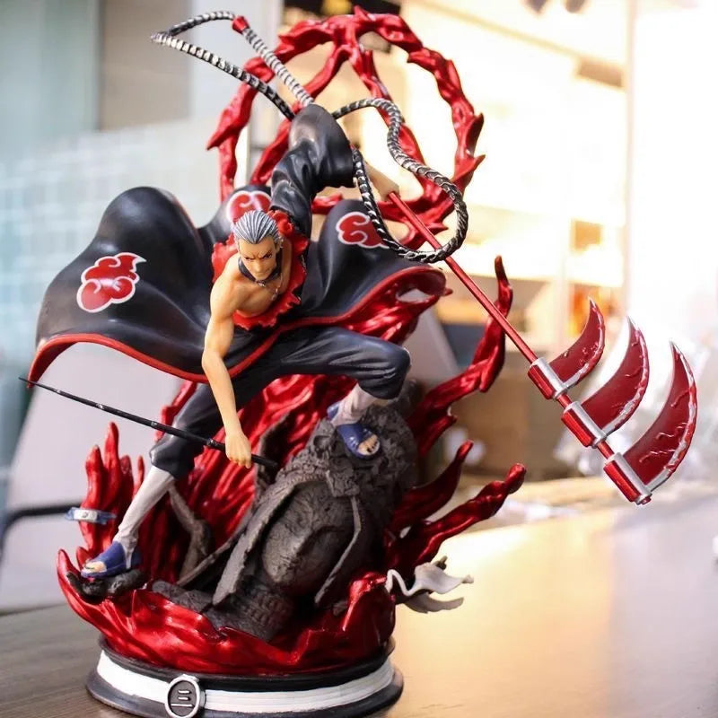 36cm Naruto Large Hidan CS Figure Akatsuki Evil God GK Model Statue Limited Collection Anime Gift Cool Decoration Birthday Toys