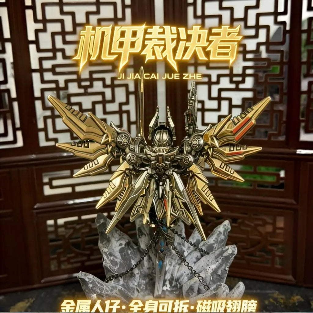Magnetic Detachable Mech Arbiter Armor Seraph Knights Templar MOC Building Blocks Delicate Metal Figurine Ornament Bricks Toys