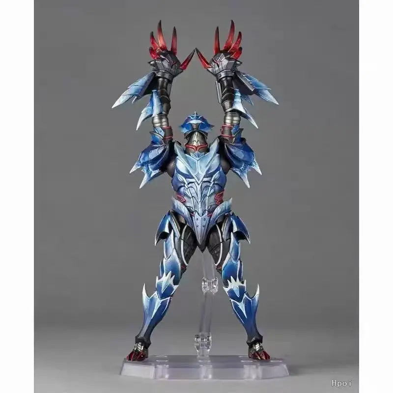 Hot Original Kaiyodo Bewegliche Spielzeugstatue Modell Revoltech Amazing Yamaguchi Monster Hunter Rise: Sunbreak Lunagaron Set