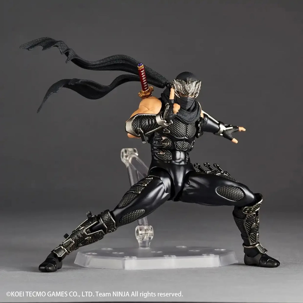 Kaiyodo Revoltech 1/12 Amazing Yamaguchi Ryu Hayabusa Ninja Gaiden Anime Action Figure Collection Ko Model Toys Doll Ornament