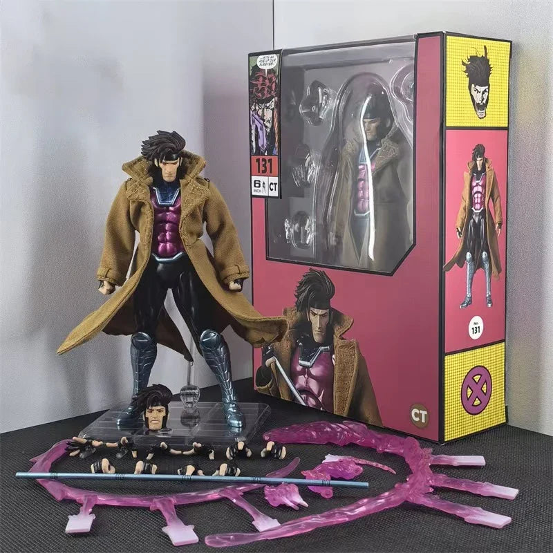 Ct Toys In Stock Gambit Figure Mafex 131 X-Men Wolverine Shf Anime Action Figure Figurine Statue Model Customized Gifts Kids Toy