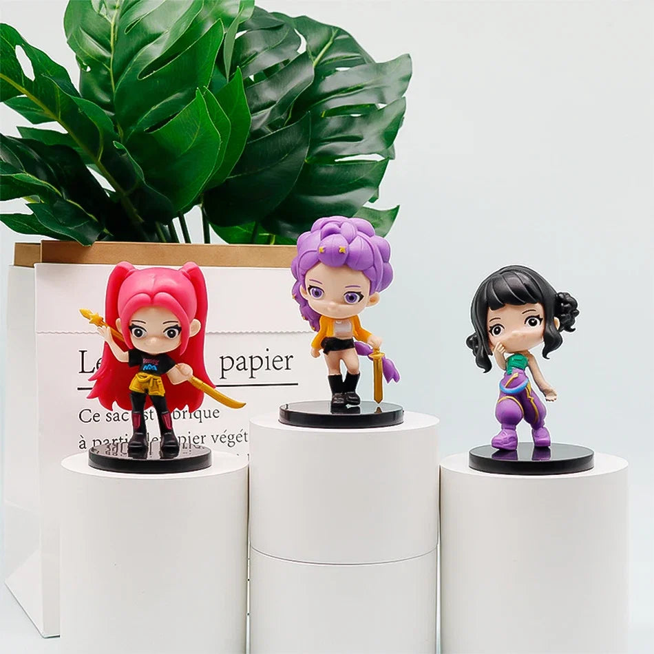 NEW 10pcs/set Witch Huntress Squad Figure Model Toy Cartoon Gaming Peripherals Desk Decoration Collection Figures Model Toy Gift