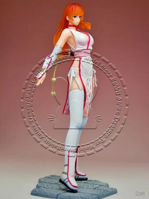In Stock Original Genuine Kaiyodo Figure BOME Collection Vol.14 DEAD OR ALIVE Kasumi White Ver. Anime Collectible Statue Gift
