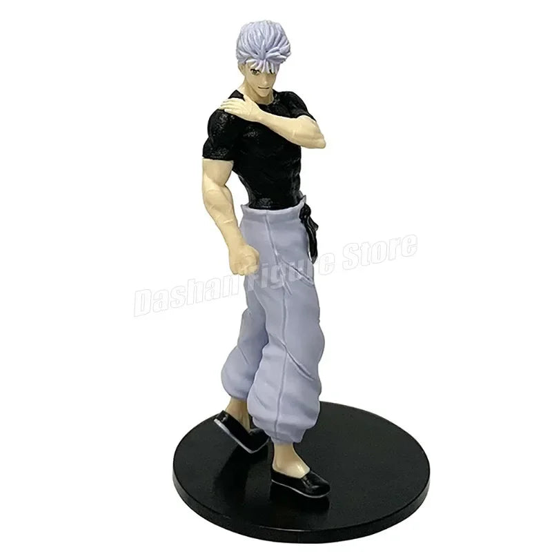 Anime Jujutsu Kaisen Satoru Gojo Geto Suguru Itadori Yuji Action Figure Noodle Stopper PVC Decorations Model Toys Holiday Gifts