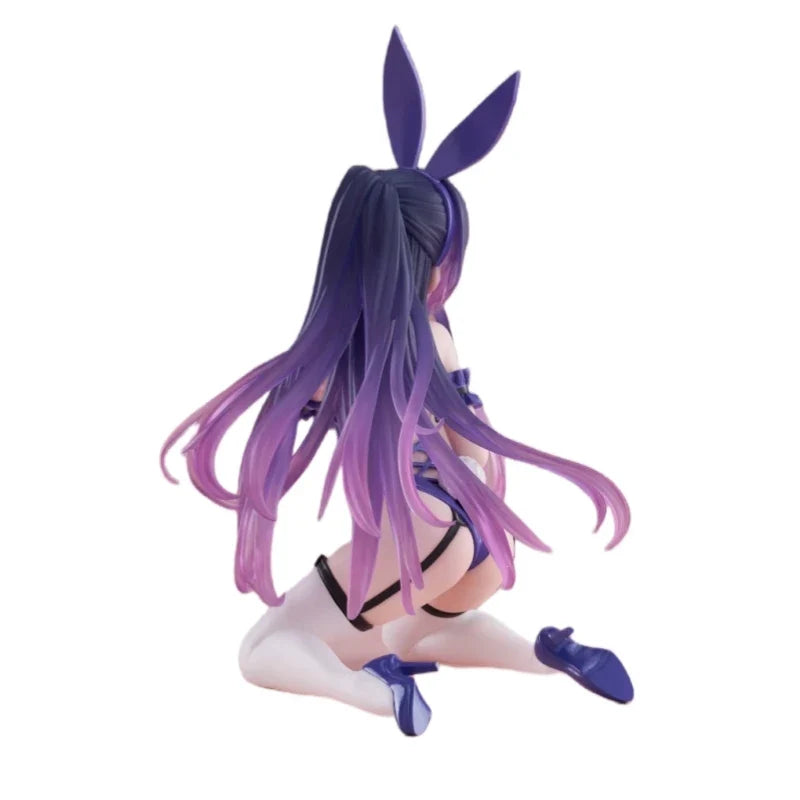 15CM Anime DATE A LIVE Yatogami Tohka Figure Bunny Girl Kneeling Posture Action Figure PVC Model Toys Doll Collection Decoration