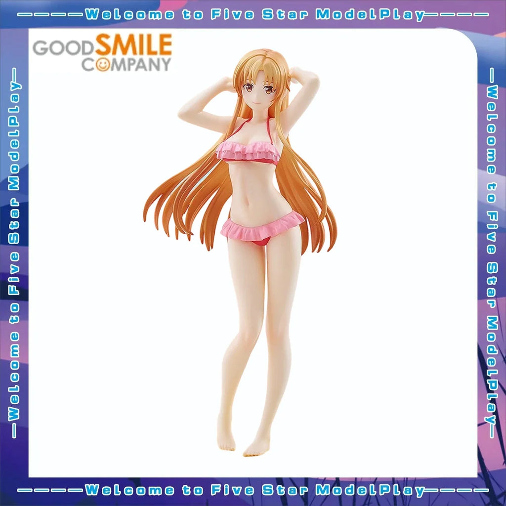 【SF】 Original GSC POP UP PARADE BEACH QUEENS Sword Art Online Attack: Twilight Asuna Figures  Anime Model Toys Gifts