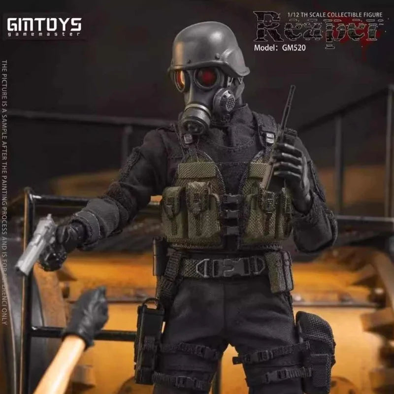 In Stock Gmtoys 1/12 Resident Evil 6-Inch Death Hunk Action Figure Collection Model Toys Anime Mode Ornament Model Birthday Gift