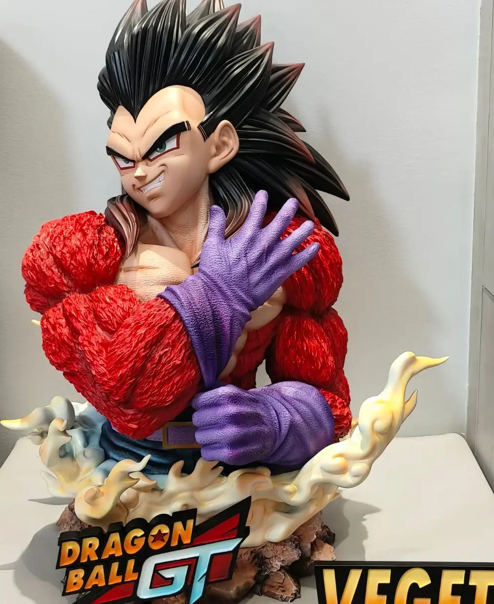 48cm Brand New Dragon Ball Anime Figure Vegeta IV Perimeter Resin Model Desktop Decoration Advanced Ornaments Christmas Gift Toy