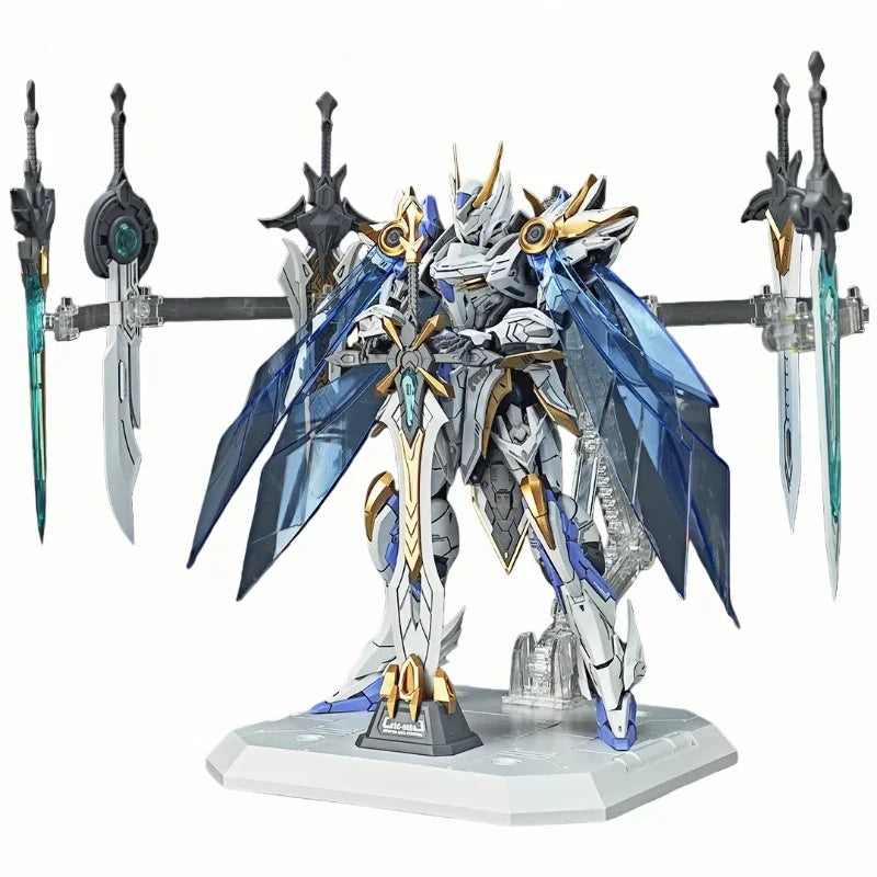 SNAA Knights of The Round Table Percival Tristan Achilles Lancelot Model Kit Collectible Action Figure with Dual Armor Modes
