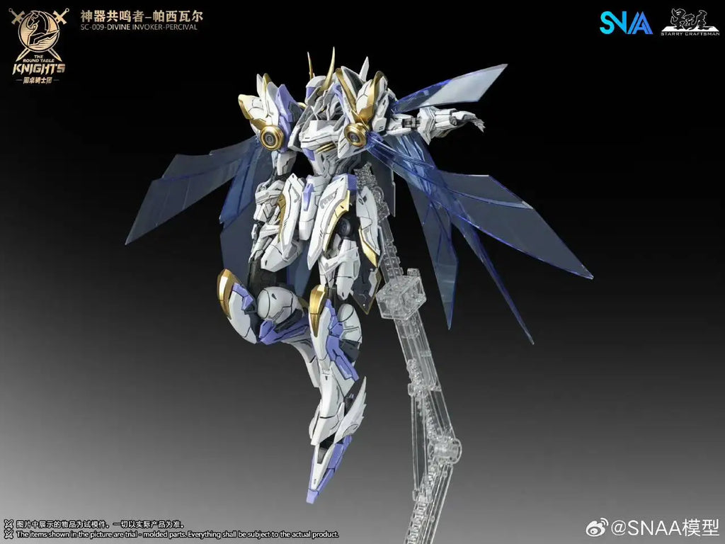 New Original SNAA HG 1/144 SC-009-DIVINE INVOKER-PERCIVAL Model The Round Table Knights Action Figure Collection Model Toy Gifts