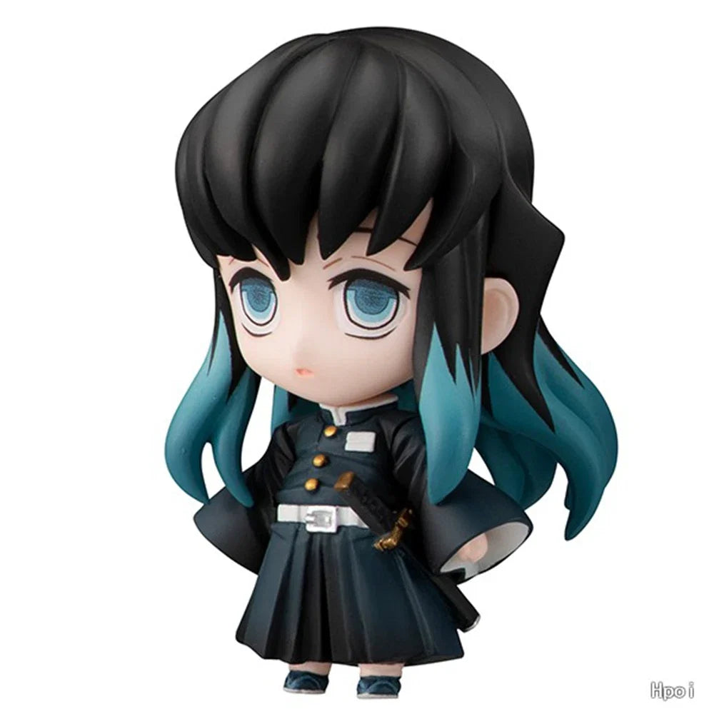 11cm Demon Slayer Kimetsu no Yaiba Anime Figure Kanroji Mitsuri Action Figures PVC Shinazugawa Sanemi Figurine Collection Toys