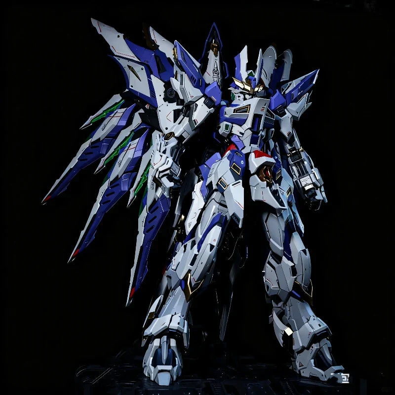 EINTA Sky Defender 1/72 Assembly Model Kit Alloy Frame Action Figures Multilayer Structure Mecha Toy With Base Collectible Gift