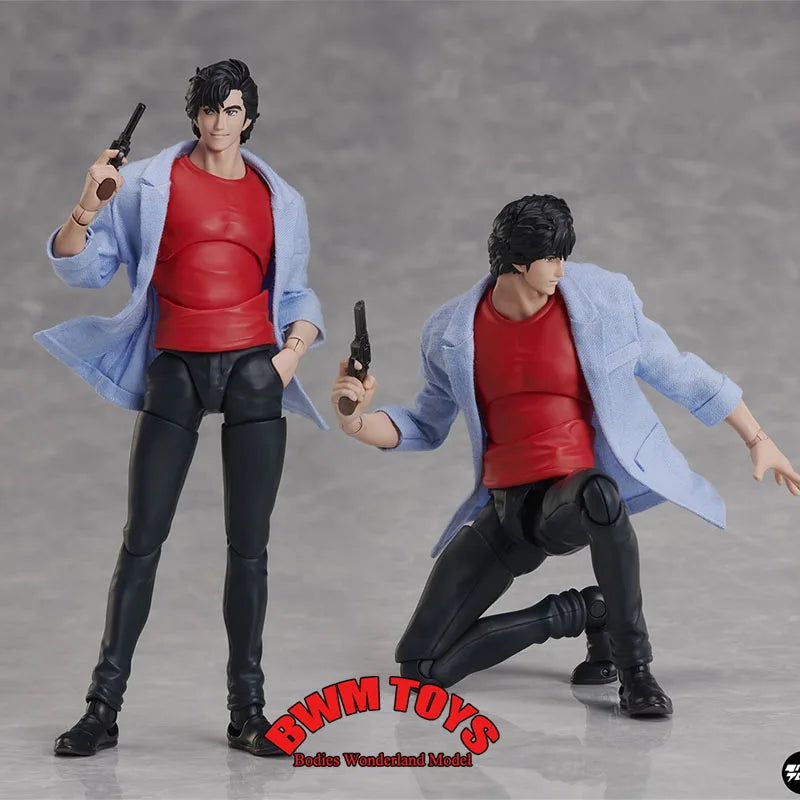 Auf Lager GSC BUZZMOD 1/12 Maßstab Kinofilm Ryo Saeba Japanische Anime Figur 15,5 cm Actionfigur Puppenspielzeug Sammlung