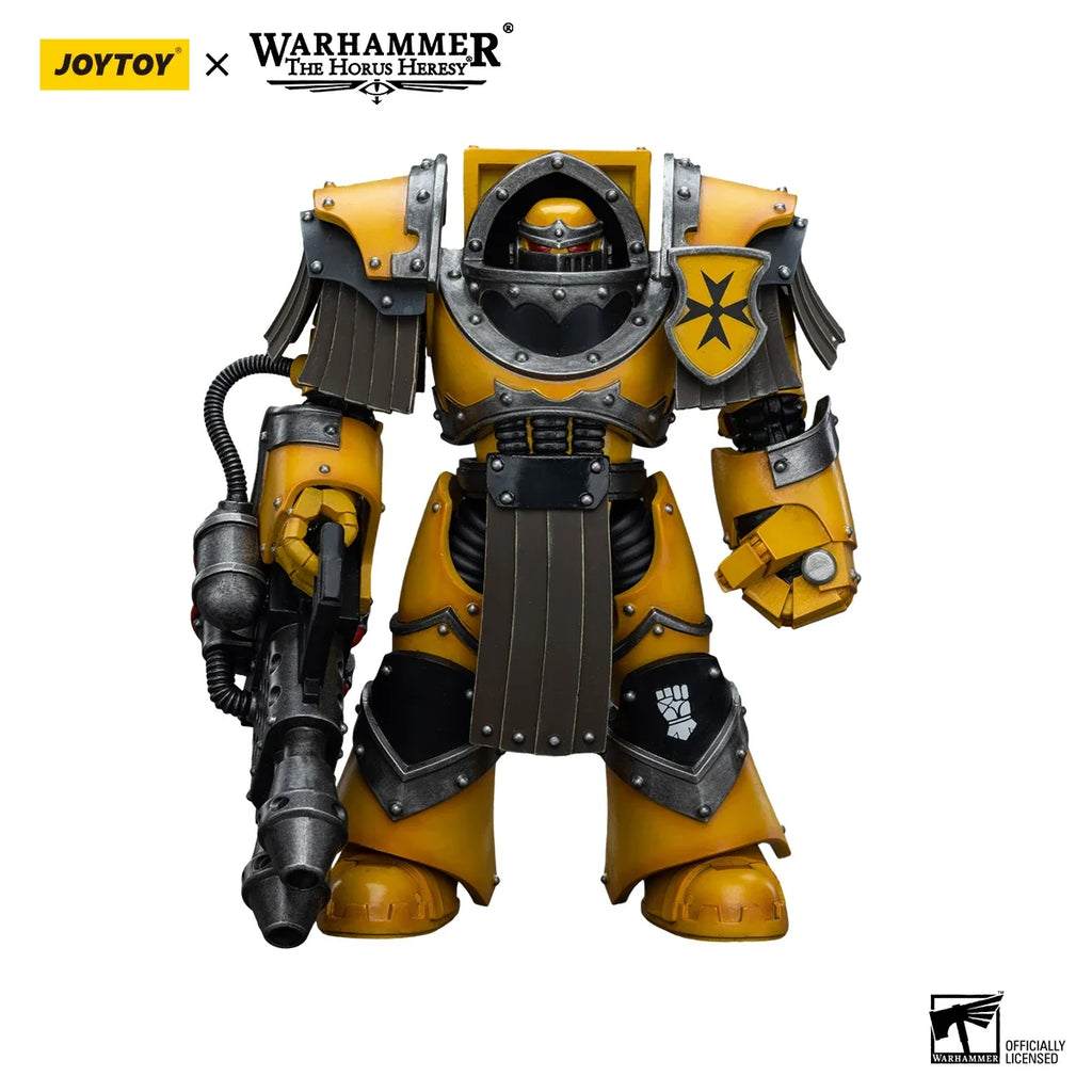 [IN STOCK] JOYTOY Warhammer40K 1/18 Action Figures Imperial Fists Legion Cataphractii Terminator Squad Model Boys Gift
