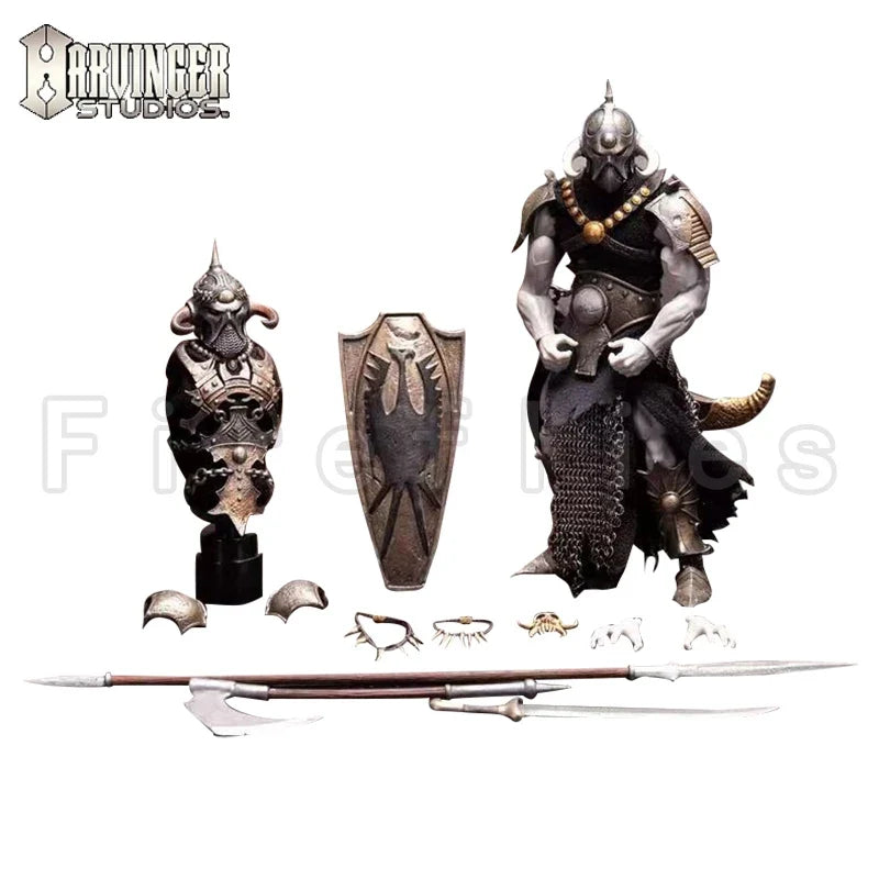 [Pre-Order]1/12 7inches Harvinger Studios Savage Crucible Action Figure Death Dealer Anime Model Gift